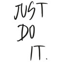 Wallsticker - Just Don't Quit - 2-farvet
