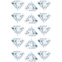 Muursticker set diamanten