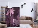 Screen room divider - Drømmende blomster, 3-delt