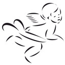Sticker mural - Ange 2