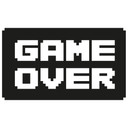 Game Over wallsticker