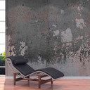 Papier peint PaintedWall aspect béton en gris noir - Papier peint intissé Designwalls 2 - 2,55 x 3,5