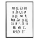 Poster - Das etwas andere Alphabet
