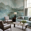 Fotomurale Velvet Horizon - Lago Astratto - Sir Edward x Grigory Gladarev