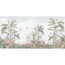 Fototapeta do salonu - tropikalna idylla z niebieskim kolibrem - Bloomery Decor