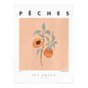 Poster Saftige Pfirsiche - Ivy Green Illustration - aus der Cosy Kollektion