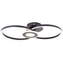 Deckenleuchte Chloe, schwarz, 52 x 30 cm, Metall LED-Deckenleuchte, dimmbar