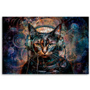 Canvasbillede, Futuristisk abstrakt kat