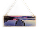 Houten Bordje - Aan het Water