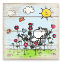 Holzbild sheepworld Ganz viel nix - 40x41,5 cm