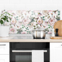 Stænkplade UN Designs - Blomster i kunstnerisk stil - Panorama