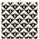 Tapet med mønster Geometriske ornamenter i sort-beige - Treechild