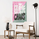 Akrylbillede Creativity thrives in Chaos - Bloom