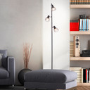 Stehleuchte Bruno, schwarz, 162 x 28 cm, Metall Stehlampe, dimmbar