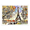 Plakat Zamart - Kandinsky spotyka paryską wieżę Eiffla