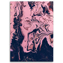 Canvasbillede, Abstrakt i pink som malet