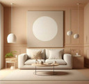 Pintura interior beige mate I Asthetic Artichoke | Espacios abiertos y tranquilos | LA COCINA DE COL