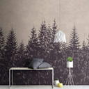 Livingwalls Fototapet Väggar av Patel svart skog 1