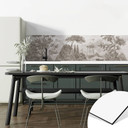 Keukenachterwand landschap met tuinlandschap in beige - Ms Tiff