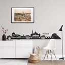 Wallsticker Skyline over Rom