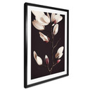 Szlachetny plakat z kwiatami magnolii - Plakat z kwiatami - Treechild