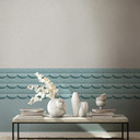 Papier peint uni, intissé Shades Iconic turquoise