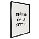 Mówiąc Plakat Crème de la crème