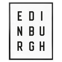 Plakat - Typografia Edynburg