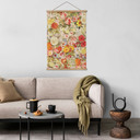 Obraz z tkaniny Kolorowy kolaż kwiatowy - Frida Floral Studio