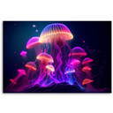 Canvas print neon abstraktion