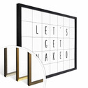Plakat z siatką - Let's get naked