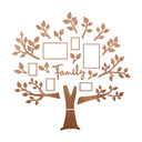 Drewniane drzewo genealogiczne XXL Family - drewno mahoniowe