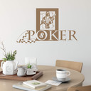 Wallsticker Pokerspil