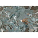 Livingwalls papier peint photo ARTist Tropical Jungle avec Jungle et toucans verts, orange, rose