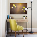 Zelfklevende Poster Melz - Yellow Poppy