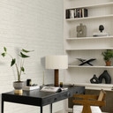 Tapet i betonlook, stentapet Factory hvid
