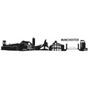 Sticker mural - Manchester Skyline 2