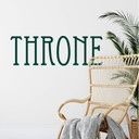 Sticker mural - Throne