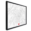 Poster Eintracht Frankfurt - Stadionkarte