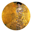 Sticker mural Klimt - Le Portrait d'Adele Bloch-Bauer - Rond