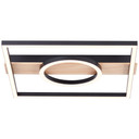 Deckenleuchte Leopold, braun, 5,5 x 42 cm, Holz Lampe