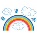 Sticker mural - Arc-en-ciel pour garçons