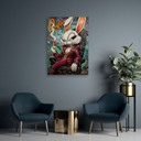 Canvasbillede, Kanindronning AI