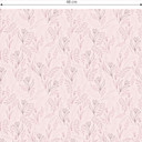 Tapet med mønster Grafiske blomster - blomstermark pink
