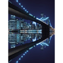 Fototapeta Brooklyn Bridge nocą