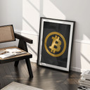Plakat Bitcoin Logo