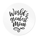 Plakat Największa Mama Świata - Okrągły
