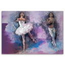 Canvasbillede, Par der danser ballet