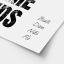 Poster personnalisable Love my Friends