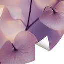 Delikatna orchidea w kolorze fioletowym | Romantyczna kwiatowa Fototapeta - Treechild - Okrągła - sa